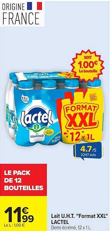 Lactel Format XXL