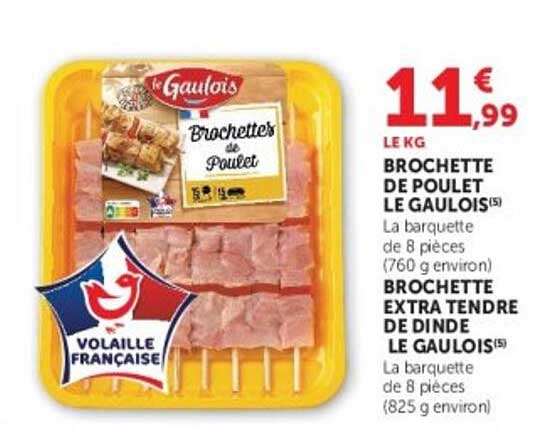 Le Gaulois Brochette de Poulet