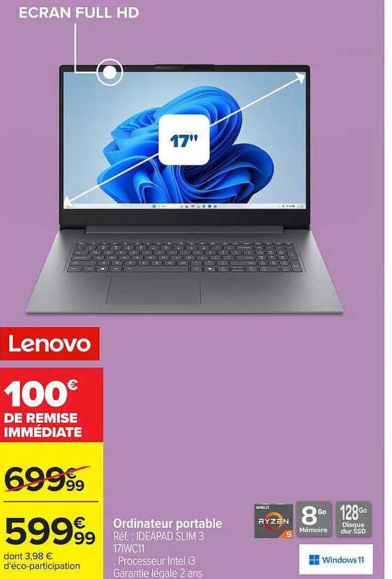 Lenovo Ordinateur portable