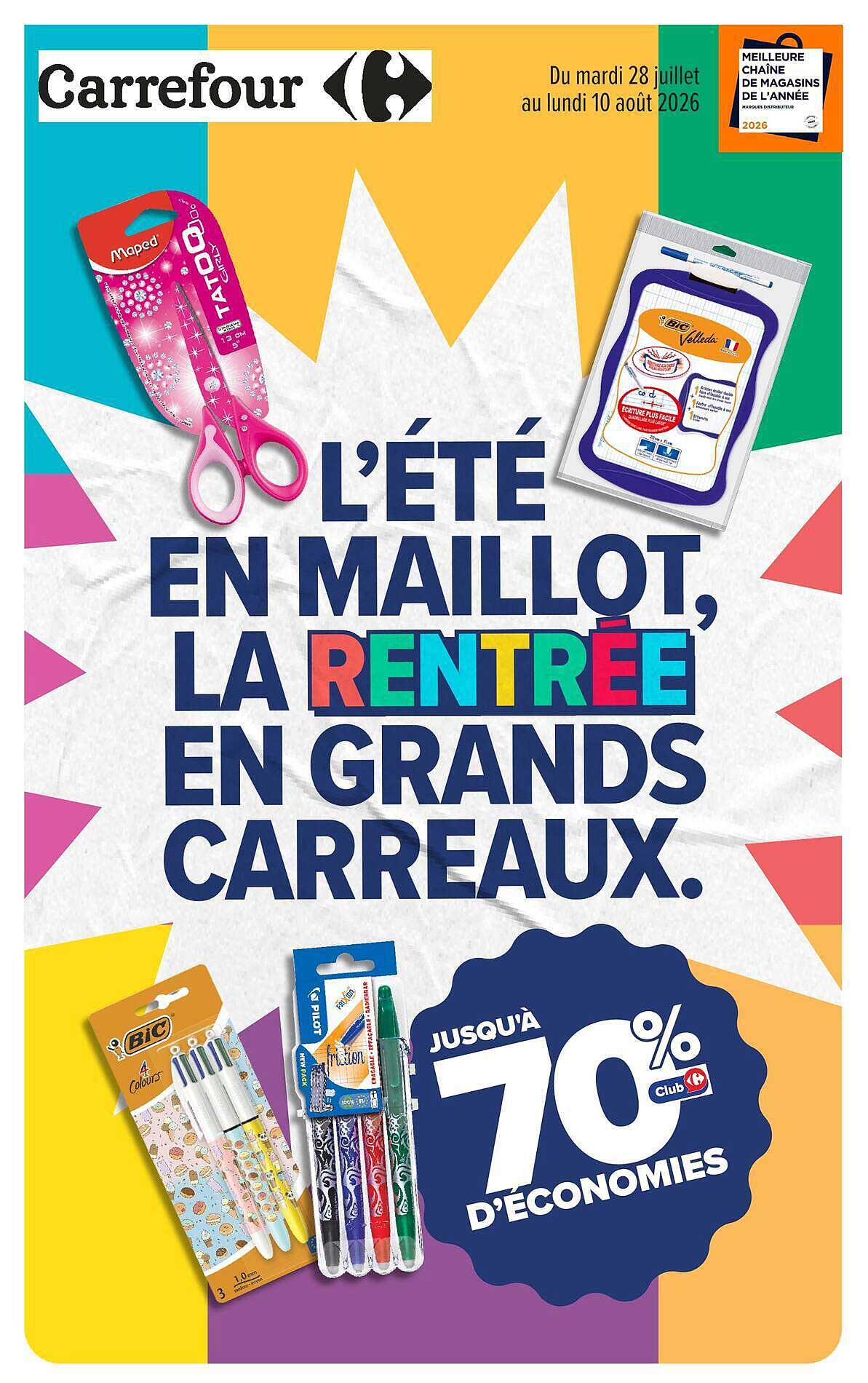 L'ÉTÉ EN MAILLOT, LA RENTRÉE EN GRANDS CARREAUX