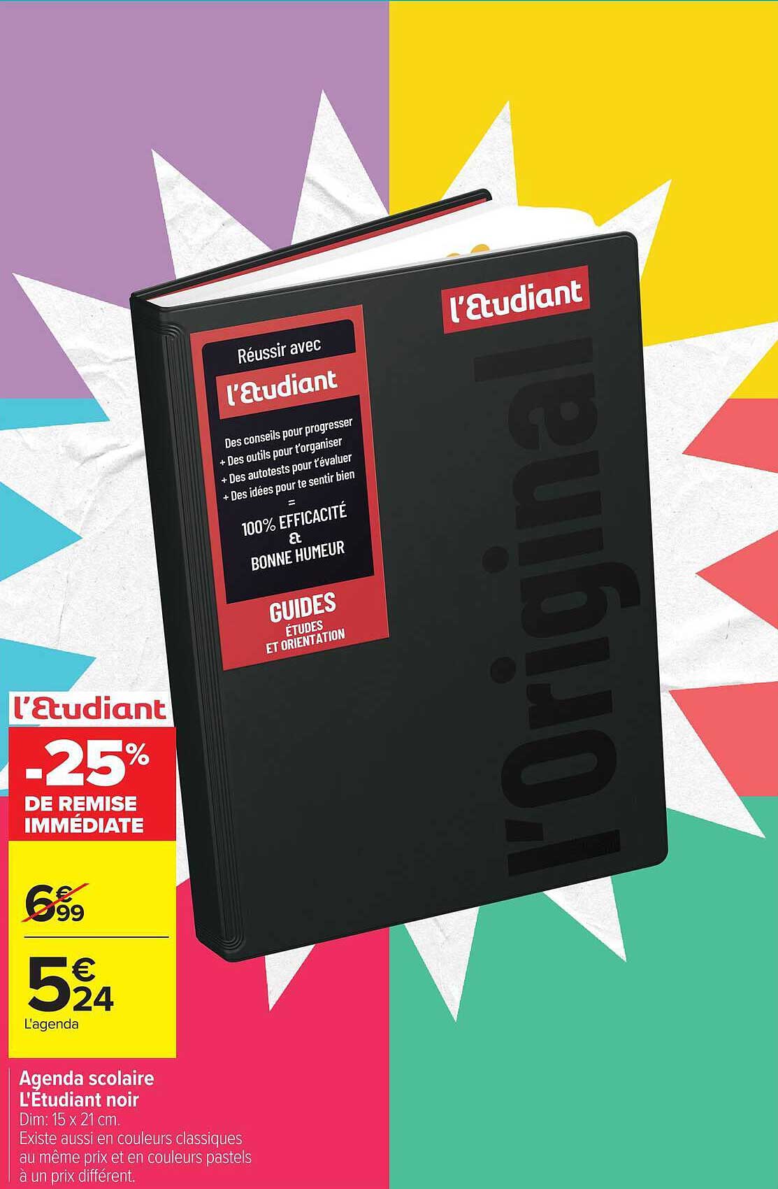 l'Etudiant Agenda scolaire