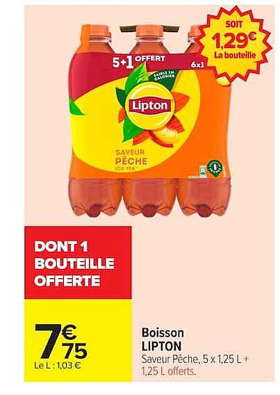Lipton Saveur Pêche