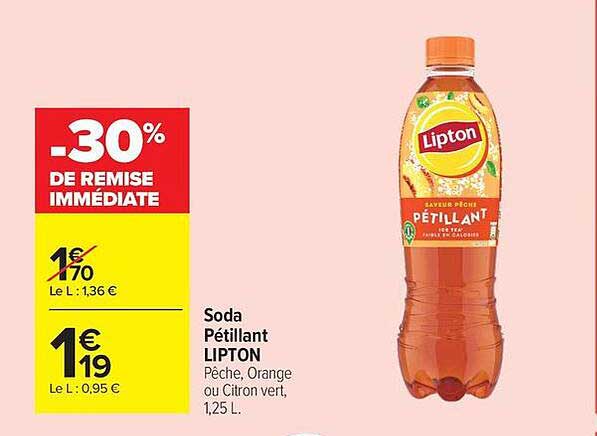 Lipton Soda Pétillant