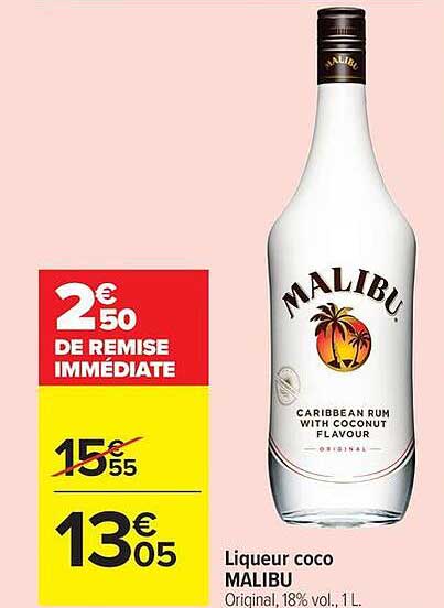 Liqueur coco MALIBU