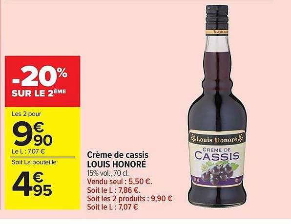 Louis Honoré Crème de cassis