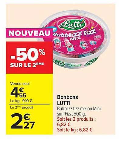 Lutti Bubbizz Fizz Mix