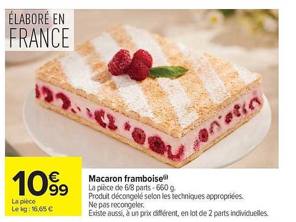Macaron framboise