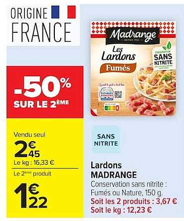 Madrange Les Lardons Fumés
