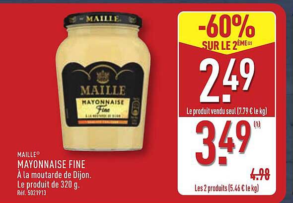 Maille Mayonnaise Fine