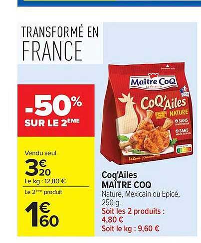 Maître CoQ Coq'Ailes