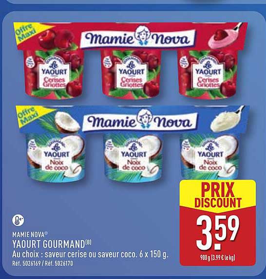 Mamie Nova YAOURT GOURMAND