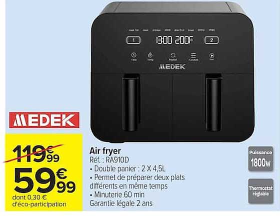MEDEK Air fryer