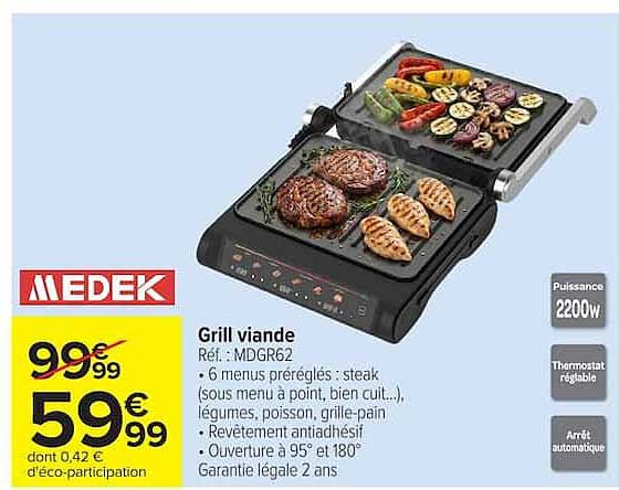 MEDEK Grill viande