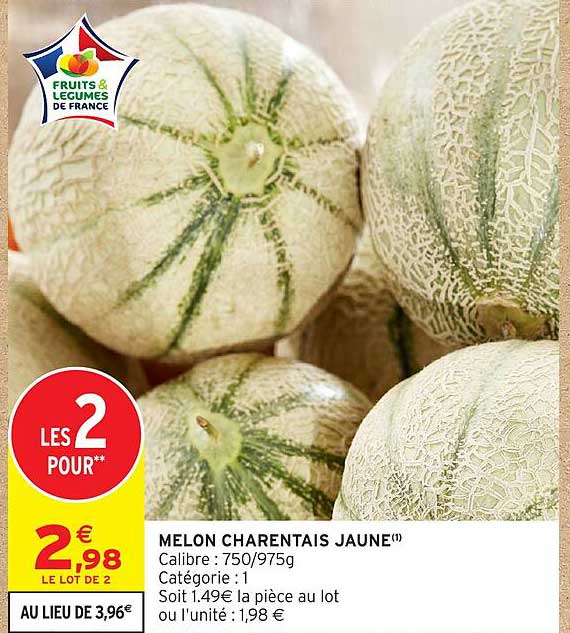 Melon Charentais Jaune