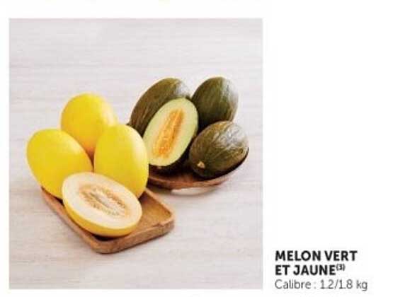 MELON VERT ET JAUNE