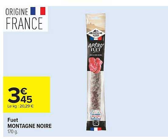 MONTAGNE NOIRE Fuet