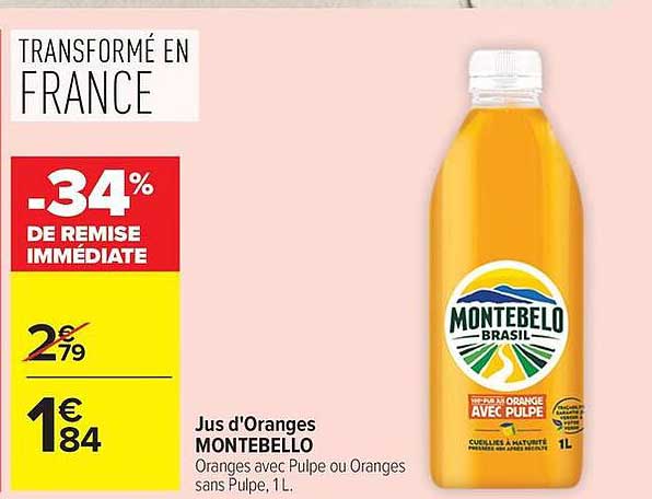 Montebello Jus d'Oranges