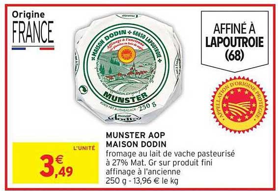 Munster AOP Maison DODIN
