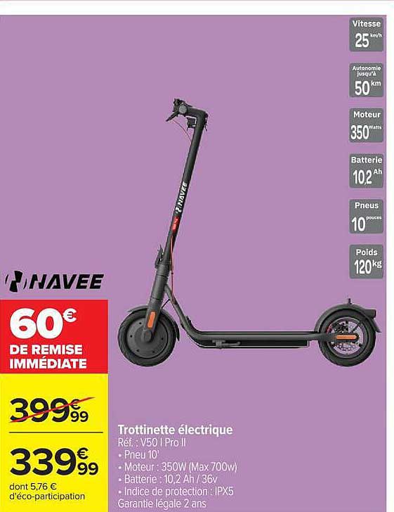 NAVEE Trottinette électrique