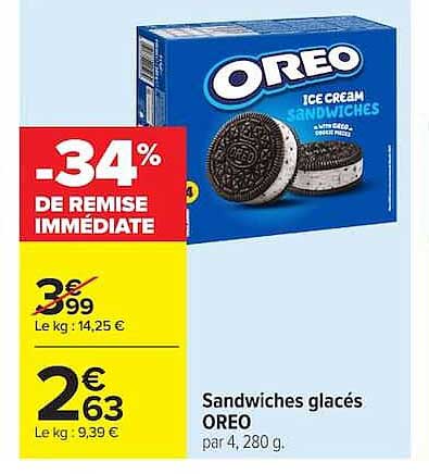 OREO Sandwiches glacés