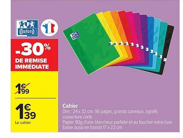 Oxford Cahier