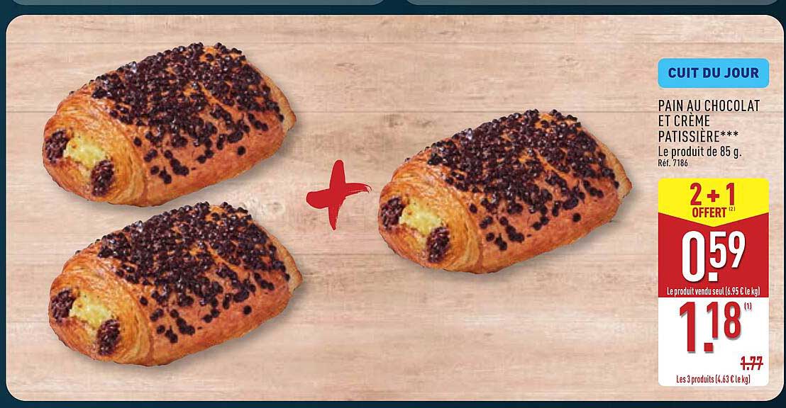 PAIN AU CHOCOLAT ET CRÈME PATISSIÈRE