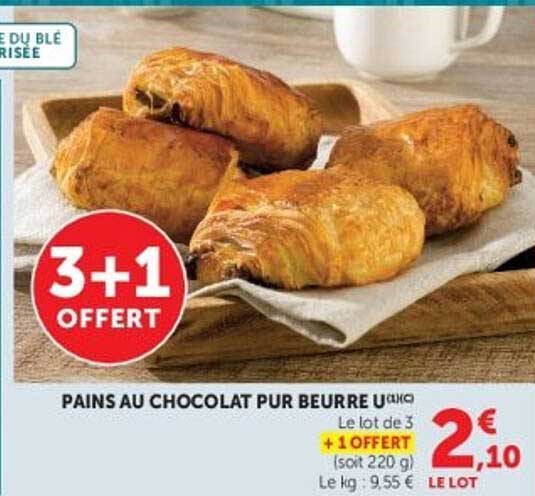 PAINS AU CHOCOLAT PUR BEURRE