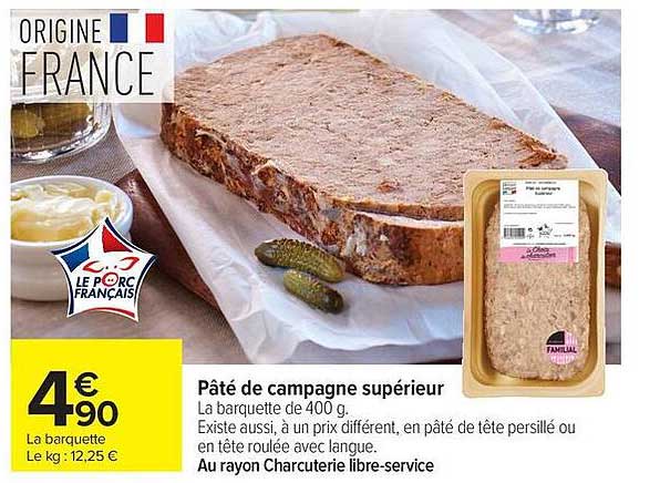 Pâté de campagne supérieur