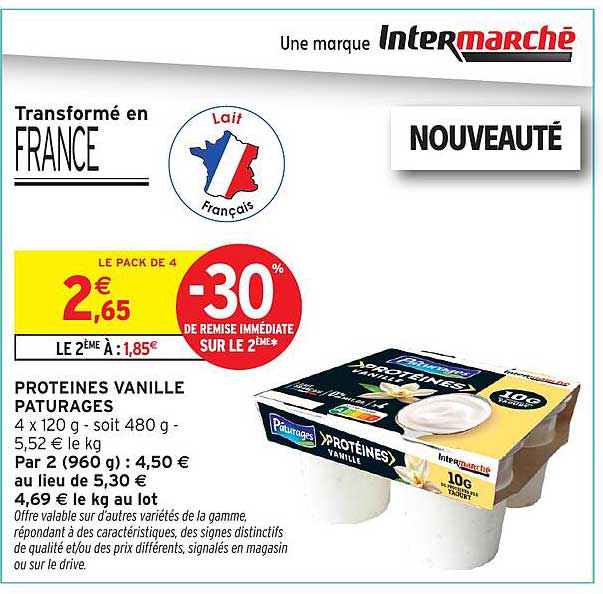 Paturages PROTÉINES VANILLE