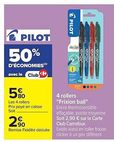 PILOT Friction ball