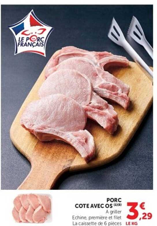 PORC COTE AVEC OS