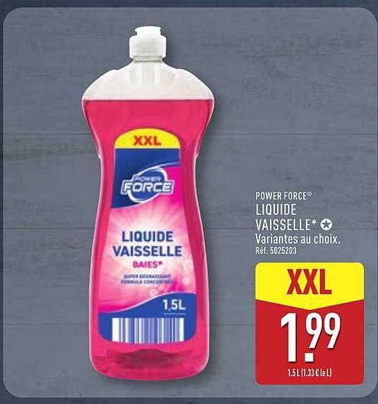 POWER FORCE LIQUIDE VAISSELLE