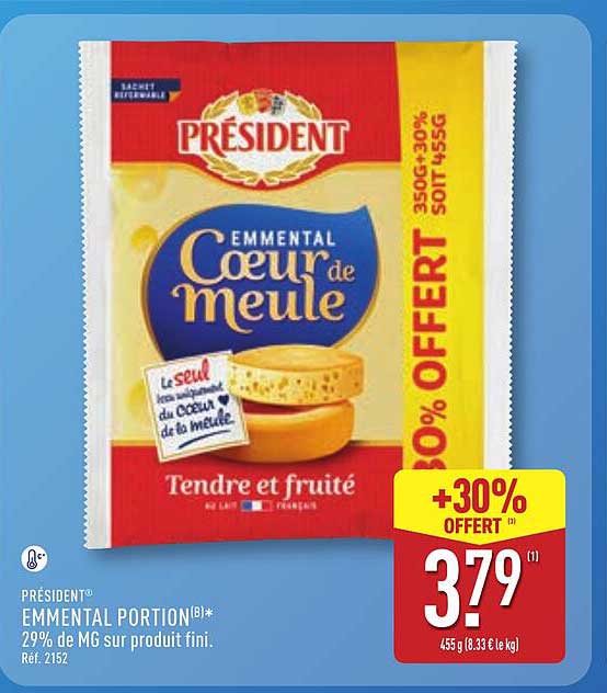 Président Emmental Coeur de meule