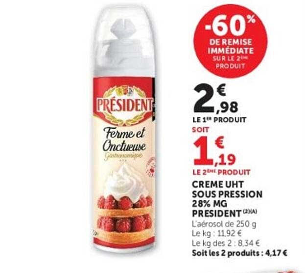 Président Ferme et Onctueuse