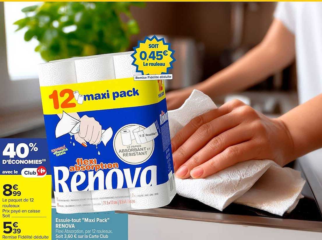 Renova Essuie-tout Maxi Pack