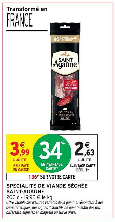 Saint Agaûne Découvrez des produits frais chez Intermarché