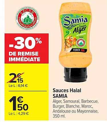 Samia Algier Sauces Halal
