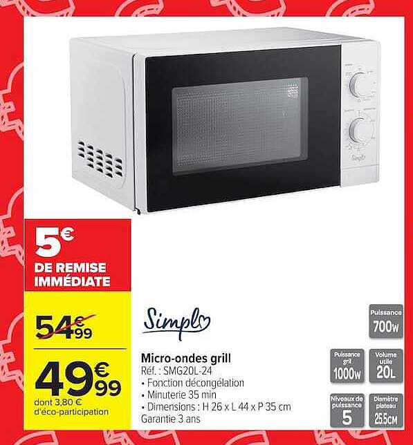 Simply Micro-ondes grill