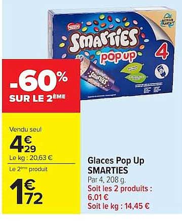 SMARTIES pop up