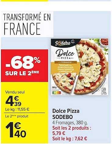 Sodebo Dolce Pizza