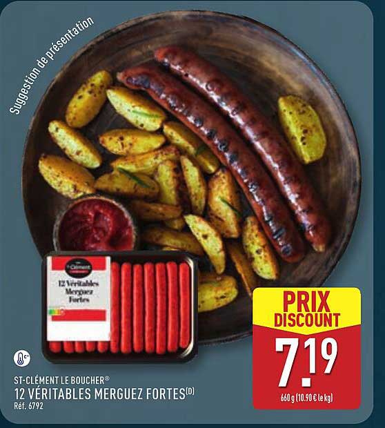 ST-CLÉMENT LE BOUCHER 12 VÉRITABLES MERGUEZ FORTES