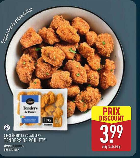 ST-CLEMENT LE VOLAILLER TENDERS DE POULET