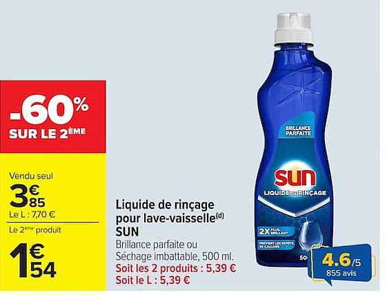 SUN Liquide de rinçage