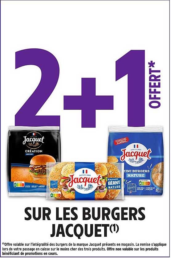 SUR LES BURGERS JACQUET