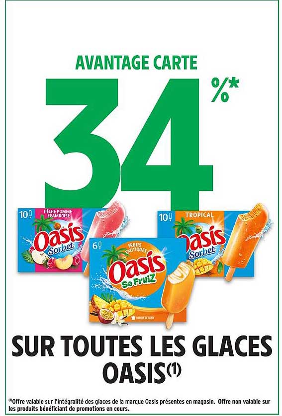 SUR TOUTES LES GLACES OASIS
