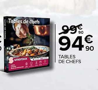 Tables de chefs