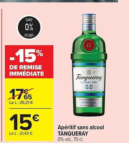 TANQUERAY Apéritif sans alcool