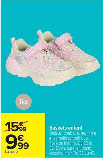 Tex Baskets enfant