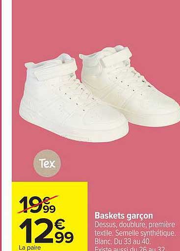Tex Baskets garçon