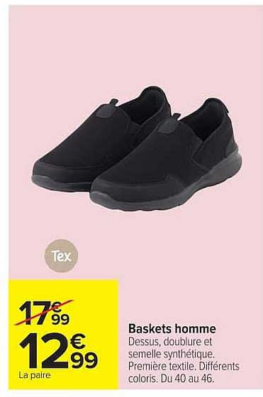 Tex Baskets homme